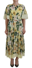 Load image into Gallery viewer, Dolce &amp; Gabbana Elegant Silk Floral Maxi Dress
