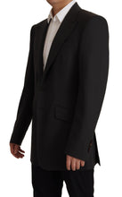 Load image into Gallery viewer, Dolce &amp; Gabbana Elegant Slim Black Wool Blazer Jacket
