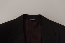 Load image into Gallery viewer, Dolce &amp; Gabbana Elegant Slim Black Wool Blazer Jacket
