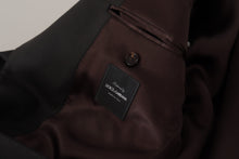 Load image into Gallery viewer, Dolce &amp; Gabbana Elegant Slim Black Wool Blazer Jacket
