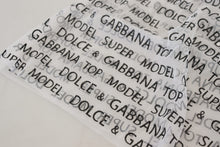 Load image into Gallery viewer, Dolce &amp; Gabbana Elegant White Logo Print Mini Skirt
