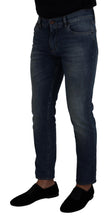 Load image into Gallery viewer, Dolce &amp; Gabbana Elegant Slim-Fit Denim Pants in Blue Washed
