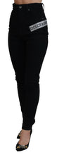 Load image into Gallery viewer, Dolce &amp; Gabbana Chic High Waist Slim Fit Black Jeans
