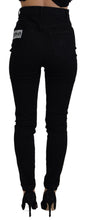 Load image into Gallery viewer, Dolce &amp; Gabbana Chic High Waist Slim Fit Black Jeans
