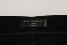 Load image into Gallery viewer, Dolce &amp; Gabbana Chic High Waist Slim Fit Black Jeans
