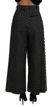 Load image into Gallery viewer, Dolce &amp; Gabbana Elegant High-Waist Polka Dot Pants
