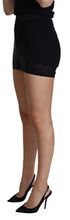 Load image into Gallery viewer, Dolce &amp; Gabbana Black Mini Short Lace Stretch  Skirt
