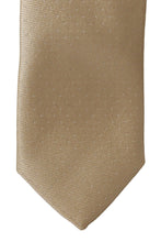 Load image into Gallery viewer, Dolce &amp; Gabbana Elegant Gold Dotted Silk Tie
