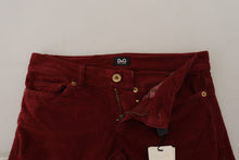 Load image into Gallery viewer, Dolce &amp; Gabbana Chic Maroon Corduroy Pants
