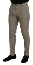 Load image into Gallery viewer, Dolce &amp; Gabbana Stunning Beige Italian Cotton Trousers
