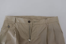 Load image into Gallery viewer, Dolce &amp; Gabbana Stunning Beige Italian Cotton Trousers
