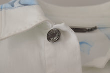 Load image into Gallery viewer, Dolce &amp; Gabbana Multicolor Logo Embroidered Denim Jacket
