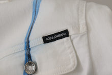 Load image into Gallery viewer, Dolce &amp; Gabbana Multicolor Logo Embroidered Denim Jacket
