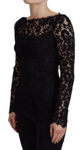 Load image into Gallery viewer, Dolce &amp; Gabbana Elegant Floral Lace Long Sleeve Top
