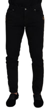 Load image into Gallery viewer, Dolce &amp; Gabbana Elegant Black Cotton Blend Denim Pants
