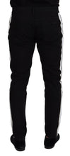 Load image into Gallery viewer, Dolce &amp; Gabbana Elegant Black Cotton Blend Denim Pants
