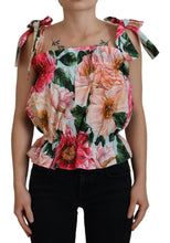 Load image into Gallery viewer, Dolce &amp; Gabbana Elegant Floral Print Sleeveless Tank Top
