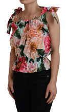 Load image into Gallery viewer, Dolce &amp; Gabbana Elegant Floral Print Sleeveless Tank Top
