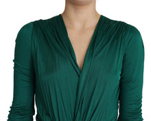 Load image into Gallery viewer, Dolce &amp; Gabbana Emerald Elegance Bodycon Midi Dress
