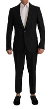 Load image into Gallery viewer, Dolce &amp; Gabbana Elegant Black Two-Piece Martini Suit
