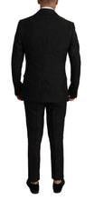 Load image into Gallery viewer, Dolce &amp; Gabbana Elegant Black Two-Piece Martini Suit
