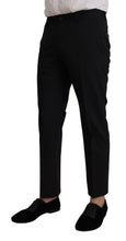 Load image into Gallery viewer, Dolce &amp; Gabbana Elegant Black Three Piece Wool Suit
