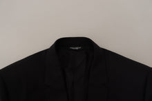 Load image into Gallery viewer, Dolce &amp; Gabbana Elegant Black Three Piece Wool Suit
