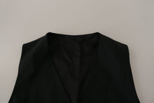 Load image into Gallery viewer, Dolce &amp; Gabbana Elegant Black Three Piece Wool Suit
