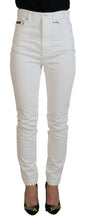 Load image into Gallery viewer, Dolce &amp; Gabbana Svelte High Waist Slim Jeans in Off White
