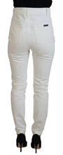Load image into Gallery viewer, Dolce &amp; Gabbana Svelte High Waist Slim Jeans in Off White
