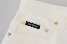 Load image into Gallery viewer, Dolce &amp; Gabbana Svelte High Waist Slim Jeans in Off White
