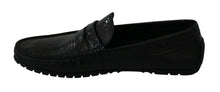 Load image into Gallery viewer, Dolce &amp; Gabbana Exquisite Black Lizard Leather Loafers
