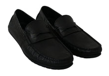 Load image into Gallery viewer, Dolce &amp; Gabbana Exquisite Black Lizard Leather Loafers
