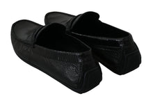 Load image into Gallery viewer, Dolce &amp; Gabbana Exquisite Black Lizard Leather Loafers
