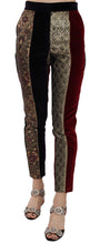 Load image into Gallery viewer, Dolce &amp; Gabbana Elegant Multicolor Jacquard Cropped Pants
