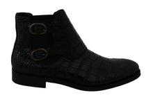 Load image into Gallery viewer, Dolce &amp; Gabbana Elegant Derby Brogue Boots in Exotic Leather
