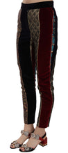 Load image into Gallery viewer, Dolce &amp; Gabbana Elegant Multicolor Jacquard Cropped Pants
