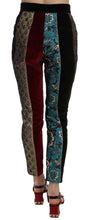 Load image into Gallery viewer, Dolce &amp; Gabbana Elegant Multicolor Jacquard Cropped Pants

