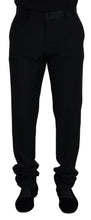 Load image into Gallery viewer, Dolce &amp; Gabbana Black Wool Chino Formal Pants
