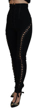 Load image into Gallery viewer, Dolce &amp; Gabbana Elegant High Waist Slim-Fit Pants
