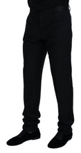 Load image into Gallery viewer, Dolce &amp; Gabbana Black Wool Chino Formal Pants
