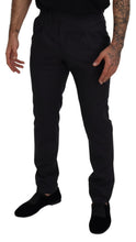 Load image into Gallery viewer, Dolce &amp; Gabbana Dark Grey Solid Men Formal Pants
