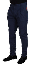 Load image into Gallery viewer, Dolce &amp; Gabbana Blue Cotton Chino Formal Pants
