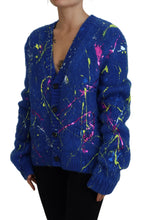 Load image into Gallery viewer, Dolce &amp; Gabbana Elegant Multicolor Splash Mohair Cardigan
