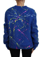 Load image into Gallery viewer, Dolce &amp; Gabbana Elegant Multicolor Splash Mohair Cardigan
