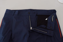 Load image into Gallery viewer, Dolce &amp; Gabbana Blue Cotton Chino Formal Pants
