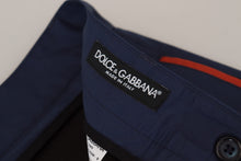 Load image into Gallery viewer, Dolce &amp; Gabbana Blue Cotton Chino Formal Pants
