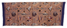 Load image into Gallery viewer, Dolce &amp; Gabbana Blue Linen Seashell Pattern Mens Wrap Shawl Scarf
