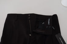 Load image into Gallery viewer, Dolce &amp; Gabbana Black Wool Chino Men Formal Pants
