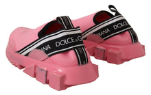 Load image into Gallery viewer, Dolce &amp; Gabbana Pink Low Top Slip On Casual Sorrento Sneakers
